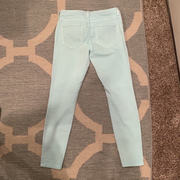 Haut De Bikini Réversible Vineyard Vines – Imprimé Geowave Bleu Et Aqua, Taille L, Avec Volants